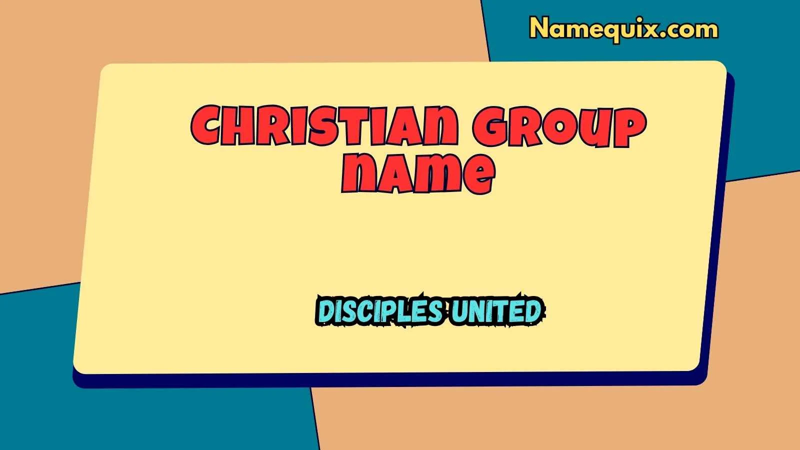 Christian group name