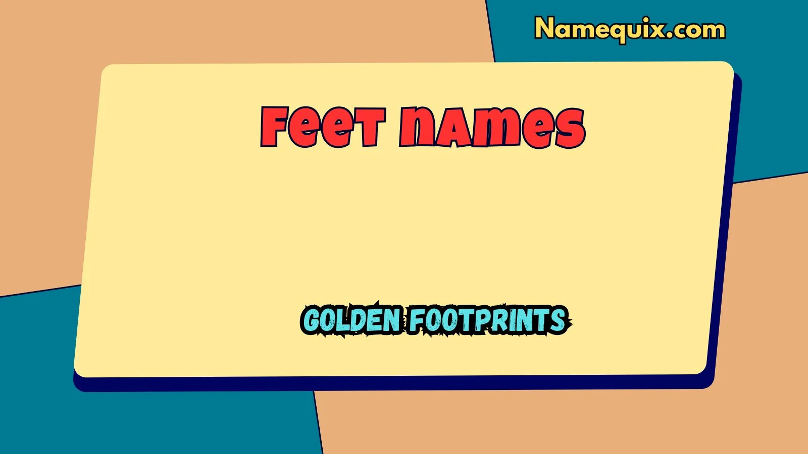 Feet names