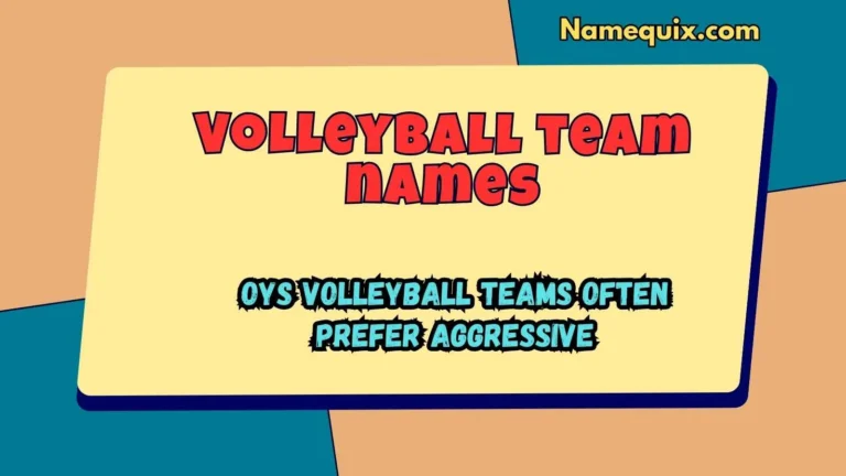 Volleyball team names