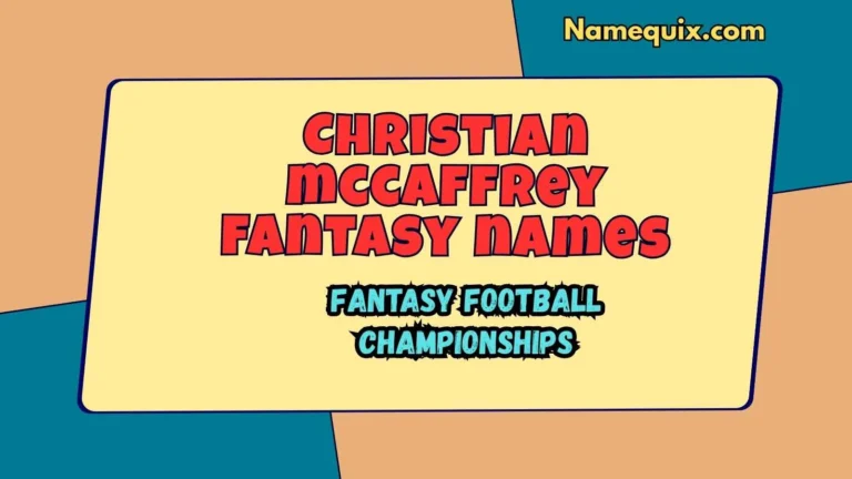 Christian mccaffrey fantasy names