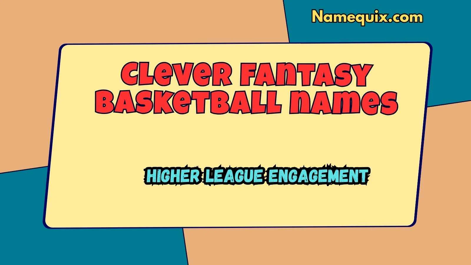 Clever fantasy basketball names