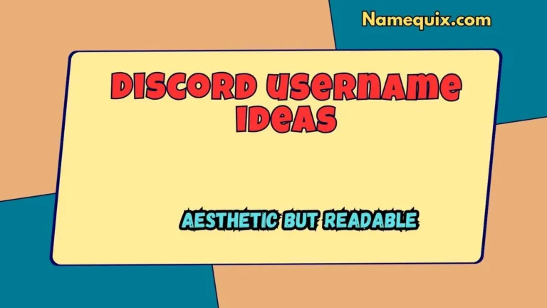 Discord username ideas