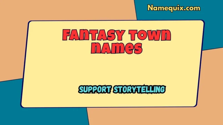 Fantasy town names