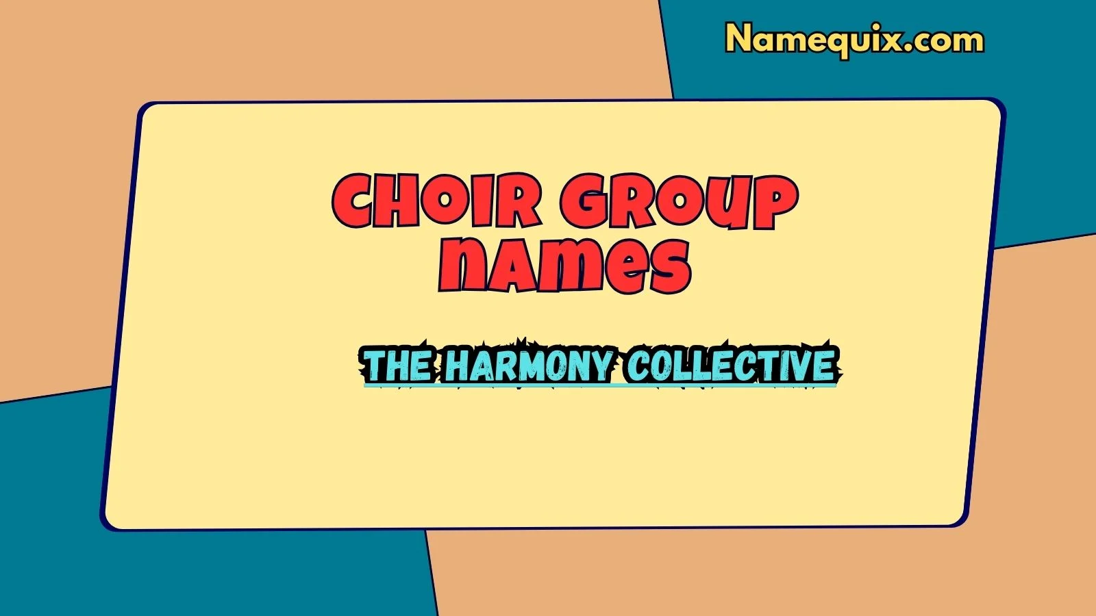 choir group names