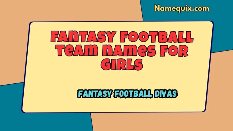 fantasy football team names for girls