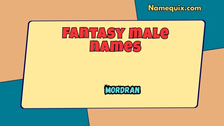 fantasy male names