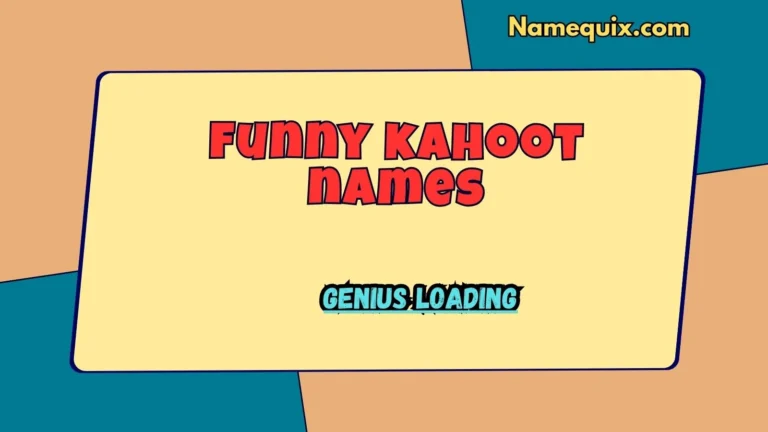 funny kahoot names