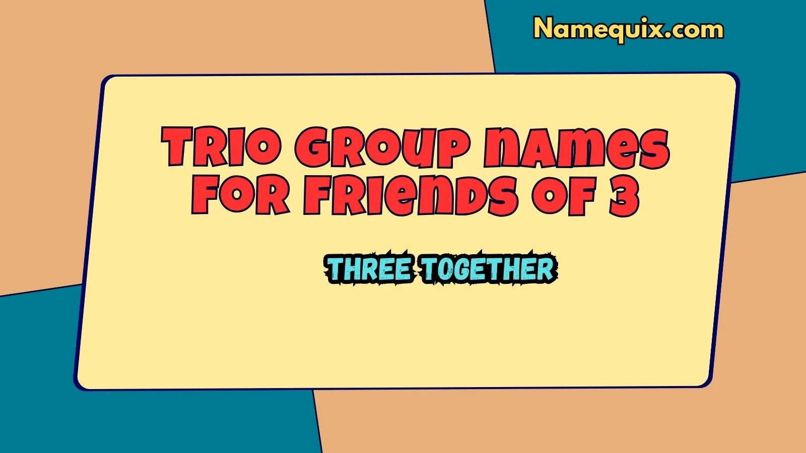 group chat names for 3