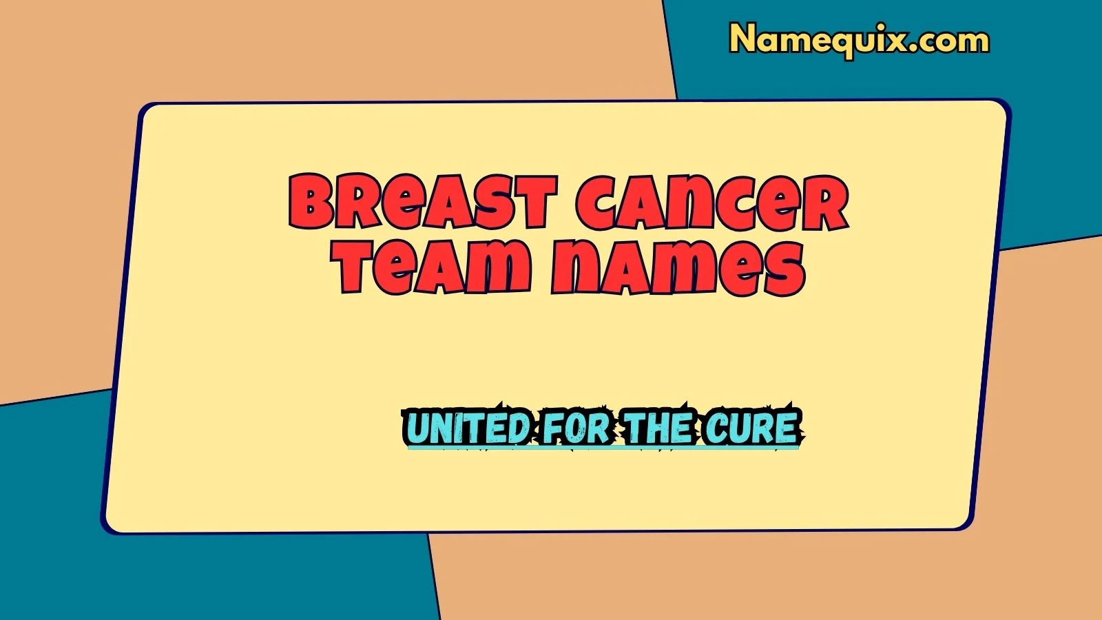 breast cancer team names