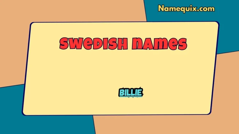 swedish names